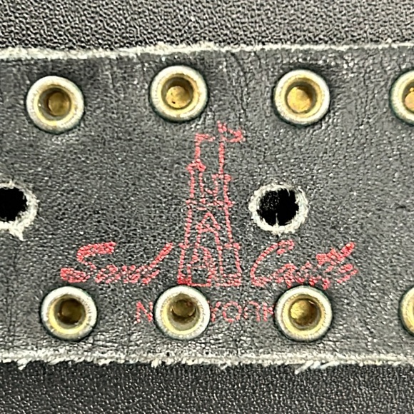 Women’s, Belts, Sand Castle, Small, Black & Gold Tone - Picture 3 of 13